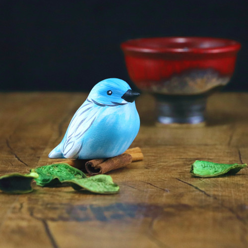 Ptáček barevný modrý - malý